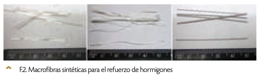 F2 - Macrofibras sintéticas para el refuerzo de hormigones 